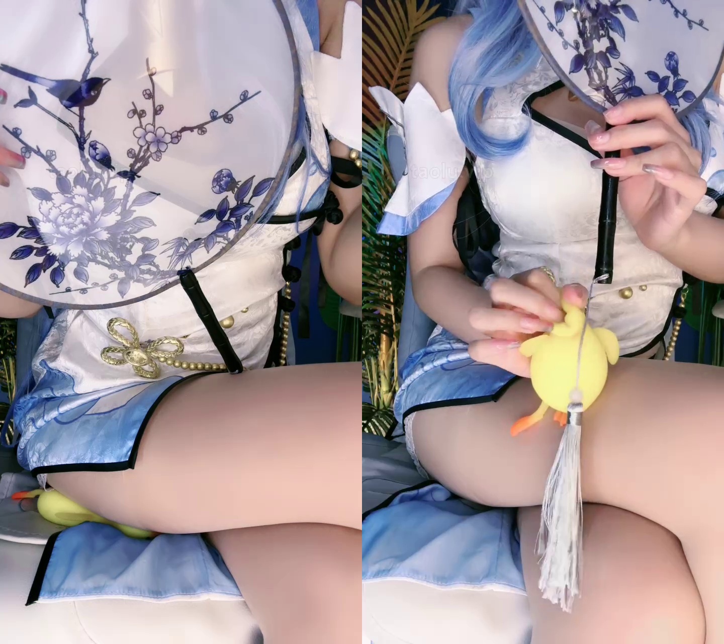 图片[2]-【维妮】露脸 旗袍甘雨插马眼 [1小时3分钟／633MB]-束乐kbss